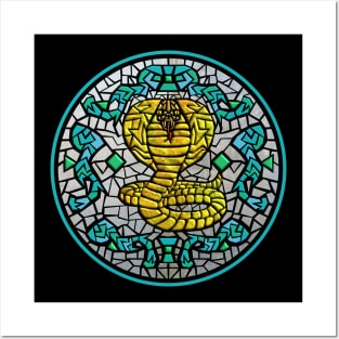 Metal Cobra Mosaic Posters and Art